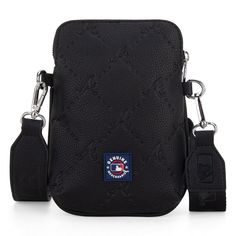 Officially Licensed Major League Baseball Merchandise Made of synthetic leather A logo embroidered on the front pocket Dual zip pockets Slip pockets in the phone purse bag Top zipper closure Adjustable and detachable crossbody strap(Drop: 15.5"-25") 5.2"(L) x 2"(W) x 8"(H) Interior Capacity: Small Mini Crossbody Purse, Black Crossbody Purse, Leather Socks, Phone Purse, Business Bag, Leather Messenger Bag, Crossbody Tote, Leather Messenger, Small Crossbody Bag