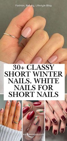 30+ Classy Short Winter Nails. White Nails for Short Nails. Elevate your winter look with over 30 classy short nail designs. Perfect for the season, these white nails are elegant and ideal for any outfit. Discover simple yet chic styles that complement short nails beautifully.