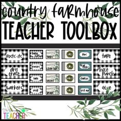 the country farmhouse teacher toolbox