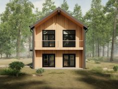 3 Bedroom Sky Loft Cabin Simple Cabin Build, 3 Bed 2 Bath Cabin Plans, One Story Scandinavian House Plans, Tiny House 3 Bedroom Floor Plans, 2 Story Cabin Floor Plans, Small Cabins With Loft, Cottage Plans With Loft, Bridal Cabin, Wood Cabin Exterior