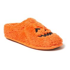 Slip into comfort with these Dearfoams Jack-o-Lantern adult clog slippers. Click this FOOTWEAR GUIDE to find the perfect fit and more! Slip into comfort with these Dearfoams Jack-o-Lantern adult clog slippers. Click this FOOTWEAR GUIDE to find the perfect fit and more! FEATURES Slip-resistant outsole Halloween designDETAILS Faux fur upper Polyester lining TPR outsole Round toe Memory foam insole Slip-on Machine wash, dry flat Size: Large. Color: Mandarin. Gender: female. Indoor Slip-on Synthetic Clogs, Indoor Synthetic Slip-on Clogs, Indoor Synthetic Clogs With Round Toe, Indoor Closed Toe Clogs With Cushioned Footbed, Comfy Closed Toe Synthetic Slippers, Comfy Synthetic Closed Toe Slippers, Orange Flat Synthetic Slippers, Indoor Clogs With Textured Footbed And Round Toe, Indoor Synthetic Slippers With Round Toe