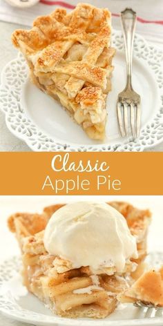 This classic apple pie recipe from Live Well Bake Often features a sweet apple filling packed inside a delicious flaky pie crust. This homemade apple pie is the perfect classic dessert for any time of year! It's perfect for fall or Thanksgiving! Try it today. Apple Pie Recipe Store Bought Crust, Honey Crisp Apple Pie Recipe, Apple Pie Pillsbury Crust, Fuji Apple Pie Recipe, Easy Apple Pie Recipe With Premade Crust, Pillsbury Apple Pie, Apple Pie Recipe Easy Homemade