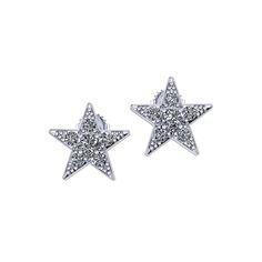 Sparkling at every point, these Diamond Star Earrings shimmer as they are worn. Jewelry Designs has a beautiful variety of diamond earrings created by our local jewelers from white, yellow, and rose gold in thier Danbury, CT showroom. Star-shaped White Gold Diamond Earrings, Diamond White Star Earrings For Anniversary, White Gold Star-shaped Diamond Earrings, Sparkling Diamond Star Earrings, White Gold Star-shaped Fine Diamond Earrings, Sparkling Star-shaped Diamond Earrings, Silver Star-shaped Diamond Earrings, Star-shaped Diamond Earrings With Accents, Star-shaped Silver Diamond Earrings