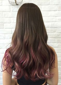 Hidden Hair Color, Hair Dye Tips, Cortes De Cabello, Colored Hair Tips, Peekaboo Hair, Hair Color Streaks, Ombre Brown, Hair Streaks, Pretty Hair Color