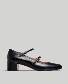 The Nettie Heeled Mary Jane | Madewell Professional Work Shoes, Platform Chelsea Boots, Classy Fits, Classy Shoes, Madewell Shoes, Mary Jane Heels, Leather Mary Janes, Fall Shoes, Slingback Pump