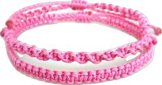 Cheap Handmade Pink Friendship Bracelets, Trendy Pink Bracelet With Adjustable Length, Trendy Pink Adjustable Bracelet, Adjustable Pink Friendship Bracelets, Pink Adjustable Beaded Bracelets For Gifts, Handmade Pink Friendship Bracelets As Gift, Pink Adjustable Friendship Bracelets As Gift, Casual Pink Braided Bracelets As Gift, Handmade Adjustable Pink Friendship Bracelets