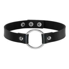 PRICES MAY VARY. Package Content---1 * PU Leather Choker Collar. High Quality Material--- Made with Soft Leather and Comfortable to Wear. Adjustable Size--- Total length: 15.8 inches. and 13.6 - 15 inches can adjustable. Suitable for--- Wear on special occasion like COSPLAY, dress up party, night club and more. They will bring more highlights of your dress up and will make you look special and charmed. Great Gifts --- for ladies, your girlfriend or best friends. Awesome for Birthday parties, a w Gothic Choker Necklace, Colorful Choker, Leather Choker Collars, O Ring Choker, Gothic Chokers, Punk Accessories, Choker Collar Necklace, Black Goth, Vintage Punk