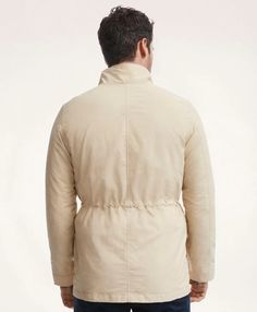 Experience urban adventures in style and stay protected from the elements with this Safari Jacket. Its water-repellent and tear-resistant 100% nylon ripstop construction keeps you dry without sacrificing performance or good looks. Classic cargo pockets lend utilitarian flair you can take from city streets to nature trails in comfort. Wears well wherever exploration leads. Beige Winter Outerwear With Cargo Pockets, Travel Outerwear With Flap Pockets In Khaki, Beige Outdoor Outerwear With Flap Pockets, Khaki Travel Outerwear With Patch Pockets, Functional Cotton Outerwear With Flap Pockets, Functional Travel Outerwear With Cargo Pockets, Khaki Travel Parka With Pockets, Long Sleeve Outerwear With Cargo Pockets For Travel, Travel Outerwear With Cargo Pockets And Long Sleeves