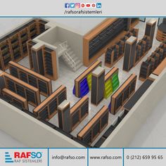 a computer lab is shown in this 3d image with the caption's name below it