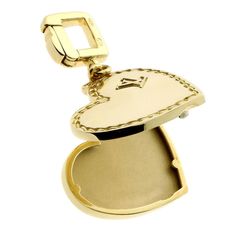 Louis Vuitton Heart Locket Gold Charm Pendant 0000197 Gold Heart Locket, Louis Vuitton Accessories, Louis Vuitton Jewelry, Heart Pendant Gold, Diamonds And Gold, Timeless Accessories, Heart Locket, Heart Of Gold, Gold Charm