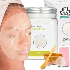 PRICES MAY VARY. POWDER FORM: Our Skin care face mask is packed in the form of powder which takes its form of Jelly upon addition of purified water. The Jar of Peel off mask can serve upto 30 to 35 times depending on facial area and nature of use. SHAPE LESS: The best thing about this product is that it can be applied to any face structure because of being shape less. Also, this skin care mask can be used as an after care with the conjunction of LED Mask (light Therapy). Travel size pack: Rubber Rubber Face Mask, Face Mask Peel Off, Rubber Mask, Mask For Face, Korean Facial, Face Structure, Jelly Mask, Skin Care Face, Water Modeling