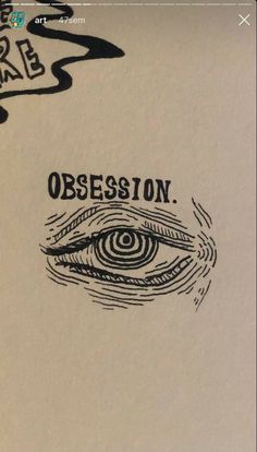 an eye drawn on top of a piece of paper with the words observation written below it