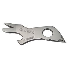 a small wrench with the word gerber smart on it's side and an open hole in the middle