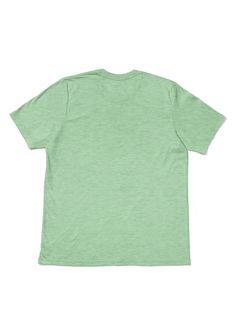 This Heather Crew Neck Tee pretty much sums up what a perfect t-shirt is about: high-quality fabric, modern look, and affordable price. Airlume cotton combined with polyester gives the Heather T-Shirt a light, breezy feel that sets the standard for what we want to slip into every day. The softest t-shirt! DETAILS﻿ 32 single - 4.2 oz - softest t-shirt. 52% Airlume combed & ring-spun cotton 48% polyester. Eco-dyed. Side-seam. Pre-shrunk. The Perfect T-Shirt Co. foundation is to build products that Basic Green Everyday T-shirt, Green Cotton Crew Neck T-shirt, Basic Green Cotton T-shirt, Light Green Short Sleeve Cotton Top, Light Green Cotton Short Sleeve Top, Green Casual Cotton T-shirt, Relaxed Fit Soft-washed Green T-shirt, Green Relaxed Fit Soft-washed T-shirt, Green Graphic Print T-shirt For Everyday