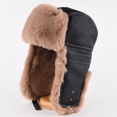 This item is for 1 X trapper hat. Men Faux Fur Leather Aviator Russian Ushanka Trapper Hat Ear Flap Cap Winter Hat Material: faux leather , faux fur Color: black, brown, dark brown Size: hat circumference 22-22.8 inch / 56-58cm SKU: 923-C587/JYY Winter Windproof Leather Hat, Winter Leather Windproof Hat, Brown Aviator Winter Hats, Winter Brown Aviator Hats, Brown Winter Hats, Brown Leather Hats With Faux Fur Lining, Brown Sheepskin Hat With Faux Fur Lining, Leather Winter Hat For Outdoor, Winter Leather Hats For Outdoor