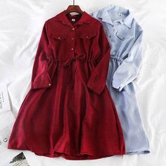 Elegant Vintage Pockets Drawstring A Line Office Midi Shirt Dress | Uniqistic.com Homewear Dress, Women Shirt Dress, A Line Midi Dress, Ladies Office, Midi Dress Elegant, Pockets Design, Elegant Ladies, Dresses 2020, Office Dresses