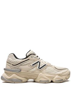 New Balance 9060 low-top Sneakers - Farfetch New Balance Neutral, Outfits With New Balance, 9060 New Balance, New Balance Cream, New Balance 9060, Pretty Shoes Sneakers, All Nike Shoes, Cute Sneakers, Shoe Inspo