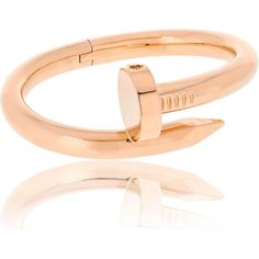 Cartier 18K Rose Gold Juste Un Clou Large Model Bracelet - Pre-owned Beauty Cartier Polished Gold Bracelet For Formal Occasions, Cartier Jubilee Bracelet Jewelry Gift, Formal Cartier Gold Bracelet With Polished Finish, Formal Polished Finish Gold Cartier Bracelet, Luxury Rose Gold Bracelets, Designer Round Jubilee Bracelet Jewelry, Rose Gold Tarnish-resistant Bangle, Cartier Jubilee Bracelet Bangle, Cartier Formal Fine Jewelry Bracelets