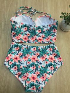 Material: Polyester, Acetate, Spandex, Cotton • Style: Push Up Swimwear Women • Item Type: Bikinis Set • Pattern Type: Solid, Bordered • Waist: Low Waist • Support Type: Underwire • With Pad: Yes • Fit: Fits True To Size, Take Your Normal Size • Item Type: Bikinis Set • Diopshipping: Yes • Type: Sexy High Waist Swimsuit • Sexy Brazilian Swimsuit: Sexy Brazilian Swimsuit • High Quality Swimwear: High Quality Swimwear • Pattern Type: Print Tropical Stretch Tankini With Halter Neck, Tropical Stretch Halter Neck Tankini, Tropical Halter Neck Stretch Tankini, Printed Stretch Halter Neck Swimwear, Fitted Tropical Tankini For Vacation, Fitted Tropical Tankini For Beach Season, Fitted Halter Neck Tropical Tankini, Tropical Stretch Swimwear For Spring, Sleeveless Stretch Tropical Swimwear