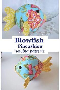 the sewing pattern shows how to sew this fish