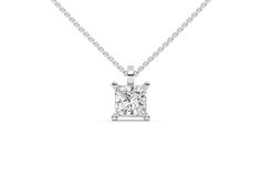 This necklace features a princess-cut diamond securely set in four prongs for a simple yet stunning look.Details: - Made to Order- Diamond Weight Options: 1.00 CT, 1.25 CT, 1.50 CT, 1.75 CT, 2.00 CT, 2.25 CT, 2.50 CT, 2.75 CT, 3.00 CT- No of Diamonds: 1- Diamond Type: Lab Grown Diamond (CVD, HPHT)- Diamond Cut: Princess- Diamond Clarity: VS - Diamond Color: Colorless (DEF)- Setting Type: Prong- Chain Length: 14-18'' Inch- Metal Type: 14K Solid Gold,18K Solid Gold- Choice of Gold Color: Yellow Gold, White Gold, Rose Gold- Jewelry Certificate: All our jewelry comes with a 3rd Party Lab Certificate, verifying the authenticity of diamond and gold.- Diamond Certificate: Diamond Size of 1.00 CT and above will be IGI/GIA Certified. Radiant Cut Diamond Necklace For Wedding, Square Pendant Diamond Necklace With Prong Setting, Classic Radiant Cut Single Diamond Necklace, Fine Jewelry Princess Cut Cubic Zirconia Necklace, Formal Radiant Cut Diamond Necklace With Prong Setting, Asscher Cut Diamond Necklace Fine Jewelry, Cushion Cut Necklace With Prong Setting For Wedding, Fine Jewelry Cubic Zirconia Princess Cut Necklace, Fine Jewelry Asscher Cut Diamond Necklace