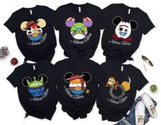 Personalized Disney Toy Story Group Shirts, Mickey Ears Shirt, Disney Pixar Toy Story Character Shirt Toy Story Shirts Family Vacation, Disney Family Tshirts, Toy Story Shirts, Hollywood Studios Shirts, Disney World Family Shirts, Toy Story Character, Family Disney Shirts Matching, Kids Disney Shirts, Disney Names