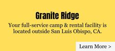 an advertisement with the words granite ridge on it