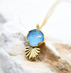 Blue Crystal Necklace, Coin Charm Pendant, Gold Charm Necklace, Summer Necklace, Blue Crystal Necklace, Silver Necklace, Gift For Her Handmade Necklace Made With Love, by NoahConcept. ⚜️Pendant: 1.0cm ⚜️Length: 46.0cm  🦚 Visit my pendants on chain collection:   https://www.etsy.com/shop/NoahConcept?ref=search_shop_redirect&section_id=38690224 The jewelry you buy from NoahConcept are delivered in ♻️ eco friendly boxes with the brand name on the top. If you want to wrapped as gift please let us k Handmade Sapphire Round Pendant Necklace, Handmade Sapphire Necklace With Round Pendant, Blue Round Large Pendant Jewelry, Blue Large Round Pendant Jewelry, Handmade Blue Necklace For Gift, Light Blue Birthstone Necklace As Gift, Handmade Blue Round Necklaces, Blue Necklace With Large Pendant For Gift, Handmade Blue Pendant Necklaces