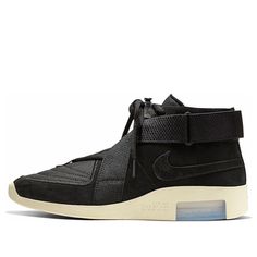 The Nike Air Fear Of God 180 sneakers are a collaboration between Nike and Fear Of God designer, Jerry Lorenzo. These unique sneakers were released in May 2019 and are inspired by the Air Raid design. They have a cross strap suede and textile upper, as well as a double stacked Zoom Air unit in the heel. These sneakers are perfect for anyone who loves retro styles with a modern twist. Nike Dynamic Leather Sneakers, Nike Urban High-top Sneakers With Rubber Sole, Nike Leather Dynamic Sneakers, Urban Nike High-top Sneakers With Rubber Sole, Nike Leather Sneakers In Dynamic Style, Nike Urban High-top Sneakers With Laces, Nike Urban High-top Sneakers, Modern Nike High-top Sneakers With Rubber Sole, Nike Modern High-top Sneakers For Streetwear