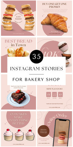 Satisfy your audience's sweet tooth with our 35 Bakery Shop Instagram Post Templates! 🥐🧁🍩 Designed for cake businesses, food bloggers, and anyone passionate about pastries, these templates are a game-changer for your bakery's Instagram game. Bakery Instagram Post, Business Instagram Post, Bakery Branding Design, Bakery Instagram, Cake Instagram, White Branding, Heavenly Desserts, Bakery Store, Pastry Design