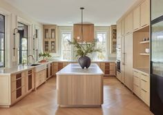 Elm by Rebel House LLC | 1stDibs Kitchen Cabinets With Gold Hardware, Cabinets With Gold Hardware, White Oak Kitchen Cabinets, White Oak Kitchen, Eclectic Contemporary, Dark Countertops, Oak Kitchen Cabinets, Quarter Sawn White Oak, Oak Kitchen