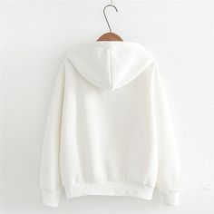 Gender: Women Item Type: Hoodies,Sweatshirts Sleeve Style: Regular Hooded: Yes Collar: Hooded Type: Pullovers Weight: 220g Fabric Type: Broadcloth Material: Polyester Sleeve Length(cm): Full Pattern Type: Print Clothing Length: Regular Style: Casual White Hooded Casual Sweater, Casual White Hooded Sweater, White Hooded Sweater With Letter Print, White Winter Hoodie With Crew Neck, White Hooded Sweater With Drawstring, White Hooded Top For Winter, Trendy White Fleece Sweater, White Letter Print Sweatshirt For Winter, Winter White Letter Print Sweatshirt