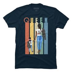 Channel your inner artist with the Black Mom Queen Retro Style Black Woman premium ring spun cotton graphic Men's T Shirt created by duron4 for Design By Humans. It's time to add a pop of color, a splash of humor, and a whole lot of creativity to your day with apparel designed by one of our global artists. We're here to help you find that perfect you style! Casual Graphic Print T-shirt For Father's Day, Father's Day Cotton T-shirt With Graphic Print, Blue Cotton T-shirt For Father's Day, Graphic Print Streetwear Tops, Father's Day Unisex Graphic T-shirt, Father's Day Black Graphic Print T-shirt, Father's Day Graphic Print T-shirt, Blue Father's Day T-shirt With Screen Print, Global World