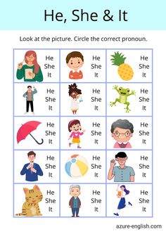 an english worksheet with pictures and words to help children learn how to read