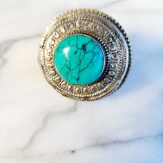 turquoise rings,boho big ring,women's Kuchi ring,Afghan jewelry,gift for her,statement ring,turquoise jewelry,bold unique ring,size 6 ring  Size:7-8US Handcrafted turquoise kuchi ring. These beautiful rings are inspired by tribal kuchi jewellery and looks amazing. Rings Boho, Kuchi Jewelry, Turquoise Statement Ring, Big Ring, Afghan Jewelry, Ring Turquoise, Big Rings, Turquoise Rings, Unique Ring