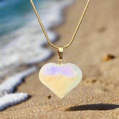 Angel Aura Necklace Bohemian Candle, Angel Aura Quartz Necklaces, Aura Necklace, Candle Base, Angel Aura Quartz, Angel Aura, Love Natural, Aura Quartz, Gold Enamel