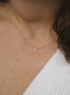 The combination of 14K Gold and Diamonds adds plenty of sparkle, while the unique cluster shape makes this prong set diamond necklace a distinctive part of your own jewelry collection, or a lovely gift to someone special. Material 14K Rose Gold Total approximate diamond weight: 0.05ct 14-16" Chain Details L I V E N is a contemporary fine jewelry line that is both fashionably fresh and classically timeless. Each piece is designed with the concept of refined wearability, making it the ultimate eve Contemporary Fine Jewelry, Wedding Gift Guide, Curated Wedding, Crosses Decor, Everyday Luxuries, Signature Style, Lovely Gift, Prong Setting, Diamond Necklace