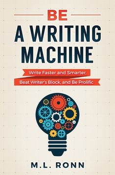 the book cover for be a writing machine