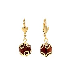 These pair of drop earrings is designed with dainty goldstone beads that has been hand-wrapped to a 14k gold filled leverback earring. The stones are accented with natural shivering gold accent. Hanging Length: 1 inch Stone: 1 cm Genuine Goldstone Finish: 14k Gold filled Lead and Nickel Free Safe to any skin type Water resistant Beaded Drop Earrings, Leverback Earrings, Gold Filled Earrings, Color Rojo, Hand Wrap, Gold Accent, Skin Type, Designer Earrings, Gold Accents