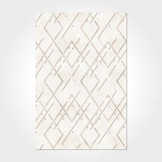 an abstract white and beige wallpaper with geometric lines on the bottom, in shades of gray