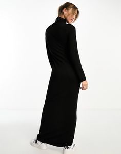 Miss Selfridge turtle neck maxi dress in black | ASOS Spring High Neck Maxi Dress For Night Out, High Neck Maxi Dress For Winter Evenings, Evening High Neck Maxi Dress For Winter, Winter Evening High Neck Maxi Dress, Chic Fitted Turtleneck Maxi Dress, Fitted Belted Maxi Dress For Work, Black High Neck Maxi Dress For Night Out, Fall Maxi Dress With Stretch, Winter Maxi Dress For Date Night