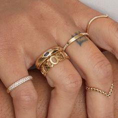 Our cult favorite cuban ring is now a personalized treasure you can wear as a custom chic piece. Perfect for adding your loved ones or your favorite initials while making a fashion statement, this masterfully designed cuban will surely amplify your ring stack! Available in 1, 2, or 3 letter options and in all 3 colors Cuban Ring, 3 Letter, Ring Stack, Ring Sale, Initial Ring, Custom Initials, Cuban Link, Stacking Rings, Fashion Statement