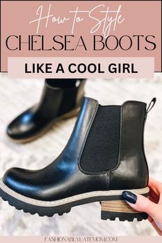 Looking for stylish Fall Outfits With Chelsea Boots? This style guide offers outfit ideas that perfectly pair these classic Women's Shoes with cozy knits, tailored pants, and dresses. Discover how to create a Women's Autumn Outfit that combines comfort and sophistication, making you look effortlessly fashionable. Outfits With Chelsea Boots, Styling Chelsea Boots Women, Trendy Fall Shoes, Chelsea Boots Outfit Women, Styling Chunky Boots, How To Style Chelsea Boots, Chelsea Boot Outfits Women, Chelsea Boots Outfits, Chelsea Boot Outfit