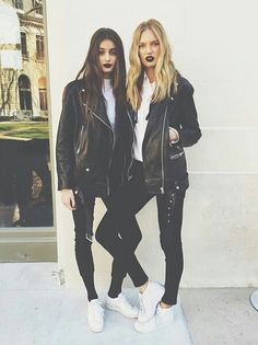 Coochee Look Rock Chic, Great Minds Think Alike, Look Grunge, Taylor Marie Hill, Look Rock, Model Street Style, Taylor Hill, Rock Chic