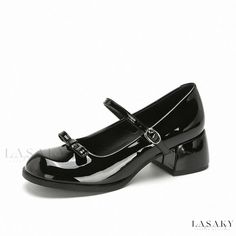 Lasaky - Glamorous Shoes with Premium Leather and Pointed Toe Design Shiny Shoes, Rough Heels, Work Shoes Women, Elegant Heels, Chic Sandals, Fancy Shoes, Heel Slippers, High Heel Boots, High Heel Sandals