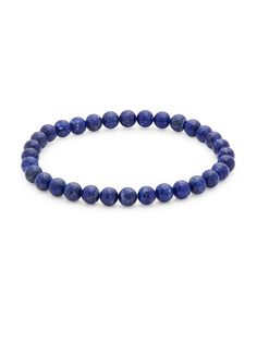 Men's Lazuli lapis Beaded Bracelet Polished Beads Lapis Lazuli Bracelets, Polished Beads Lapis Lazuli Round Bracelets, Round Lapis Lazuli Bracelets With Polished Beads, Lapis Lazuli Beaded Bracelets With Polished Round Beads, Lapis Lazuli Gemstone Beaded Bracelets, Lapis Lazuli Beaded Bracelets With Gemstone, Adjustable Lapis Lazuli Beaded Bracelet With Faceted Beads, Adjustable Lapis Lazuli Stretch Bracelet With Round Beads, Elegant Lapis Lazuli Beaded Bracelets