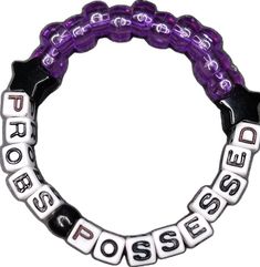 Adjustable Emo Style Bracelets, Adjustable Emo Style Bracelet As Gift, Adjustable Emo Style Bracelet For Gift, Edgy Purple Jewelry As Gift, Edgy Purple Jewelry For Gifts, Edgy Purple Jewelry For Gift, Adjustable Punk Beaded Bracelets As Gift, Punk Style Black Beaded Bracelets For Gift, Black Bracelets With Letter Beads For Party