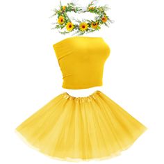 PRICES MAY VARY. What You Will Get: you will get 1 piece of floral headband for women, 1 piece of yellow tank top, 1 piece of yellow tutu women, and 30 pieces of flower props, which are suitable for family party show costume or role play, and the funny popular costumes are suitable for stage performances, Halloween and other festivals and activities, but also suitable for shopping, dating and other daily use Show Your Beauty: this yellow tank top for women is made of polyester, which is soft, st Sunshine Halloween Costume, Yellow Halloween Costumes, Sunflower Halloween Costume, Hawaiian Party Dress, Sunflower Costume, Halloween Summer, Flower Props, Tutu Women, Yellow Tutu