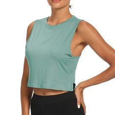 Bestisun Crop Tops For Women Yoga Shirts Women Workout Crop Tops Athletic Gym Shirts Size Xs Color Gray Green New In Bag Bb-5/20 Super Cropped Top, Black Puff Sleeve Top, Summer Halter Tops, Polo Crop Top, Crop Tops For Women, Baby Crop Top, Women Workout, Tan Woman, Floral Embroidered Top