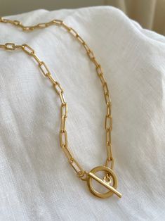 18k Gold Filled Layering Link Necklace With Toggle Clasp, Paper Clip Necklace, Minimalist Necklace, Layering Necklace, Gift for Her, Dainty - Etsy Paper Clip Necklace, Necklace Layering, Necklace Minimalist, Gold Choker, Layering Necklace, Minimalist Necklace, Toggle Clasp, Gold Filled Jewelry, Polish Jewelry